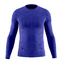 Sports Compression Shirt Long Sleeve Men blue