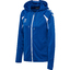 hmlCORE 2.0 ZIP HOODIE FEMME truebluewhite