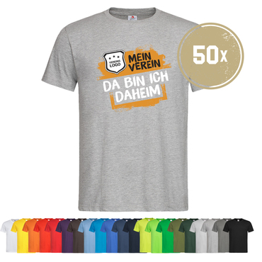 VEREINSSHIRT "DAHEIM 2" 50ER SET