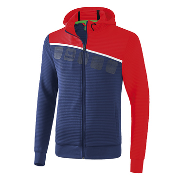 5-C TRAININGSJACKE MIT KAPUZE