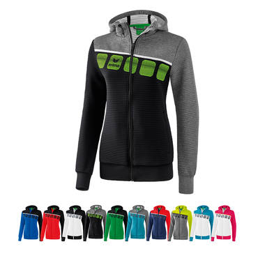 VOLLEYBALL 14ER SET 5-C TRAININGSJACKE MIT KAPUZE DAMEN INKL. BALL UND DRUCK