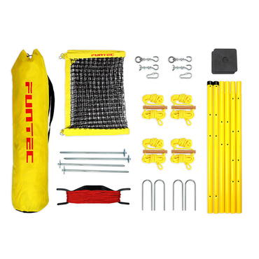 FUN SPORTS SET (MULTISPORT-SET MIT 5 MÖGLICHEN NETZHÖHEN), INKL. SPIELFELDMARKIERUNG