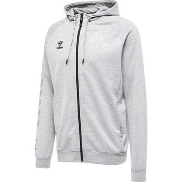 hmlMOVE GRID COTTON ZIP HOODIE