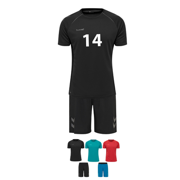 VOLLEYBALL 14ER SET AUTHENTIC PRO JERSEY + SHORT UNISEX INKL. BALL UND DRUCK