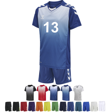 Volleyball 14er Set CORE XK Sublimation Jersey + Short Kinder inkl. Ball und Druck