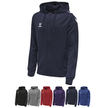 Volleyball 14er Set CORE XK Poly Zip Hood Sweat Herren inkl. Ball und Druck