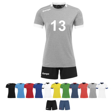 Volleyball 14er Set PLAYER Trikot + Short Damen inkl. Ball und Druck