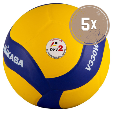5er Ballpaket VOLLEYBALL V330W-DVV2