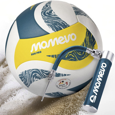 SunPro Beachvolleyball, DVV1 zertifiziert mit Ballpumpe