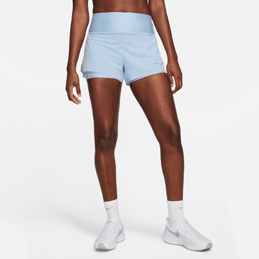 Short de course à pied Dri-FIT Swift pour femmes, taille moyenne 3", 2 en 1, avec poches