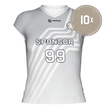 10er Set Volleyballtrikot Ace Damen inkl. aller Druckkosten