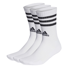 3-Streifen Cushioned Crew Socken (3 Paar)