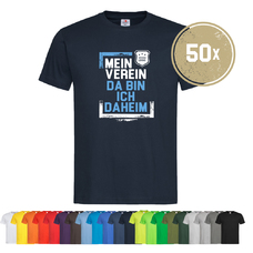 VEREINSSHIRT "MEIN VEREIN" 50ER SET