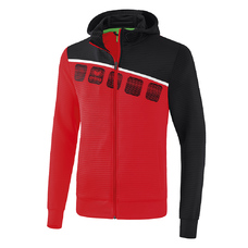 5-C TRAININGSJACKE MIT KAPUZE