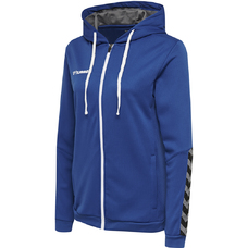 HMLAUTHENTIC POLY ZIP HOODIE WOMAN