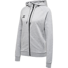 hmlMOVE GRID COTTON ZIP HOODIE WOMAN