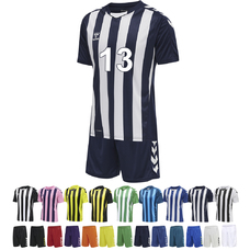 Volleyball 14er Set CORE XK Striped Jersey + Short Herren inkl. Ball und Druck