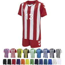 Volleyball 14er Set CORE XK Striped Jersey + Short Kinder inkl. Ball und Druck