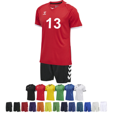 Volleyball 14er Set CORE XK Volley Tee + Short Herren inkl. Druck