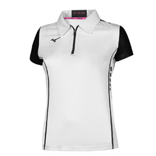 Wom Hex Rect ZP Polo Femme