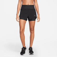 Short de course à pied Dri-FIT Swift pour femmes, taille moyenne 3", 2 en 1, avec poches